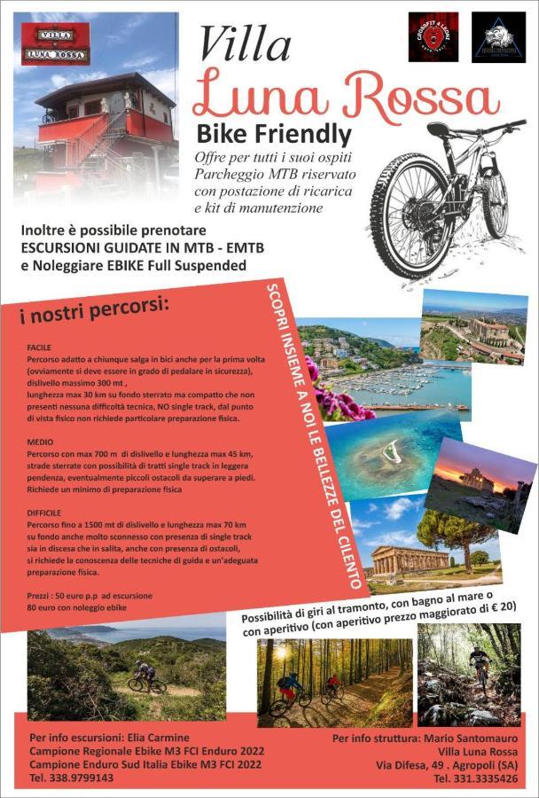Villa Luna Rossa Agropoli Esterno foto
